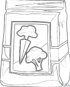 ka broccoli Nā ʻaoʻao Kala Hiki Ke Paʻi ʻia